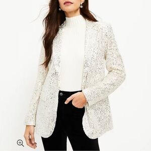Loft Sequin Blazer